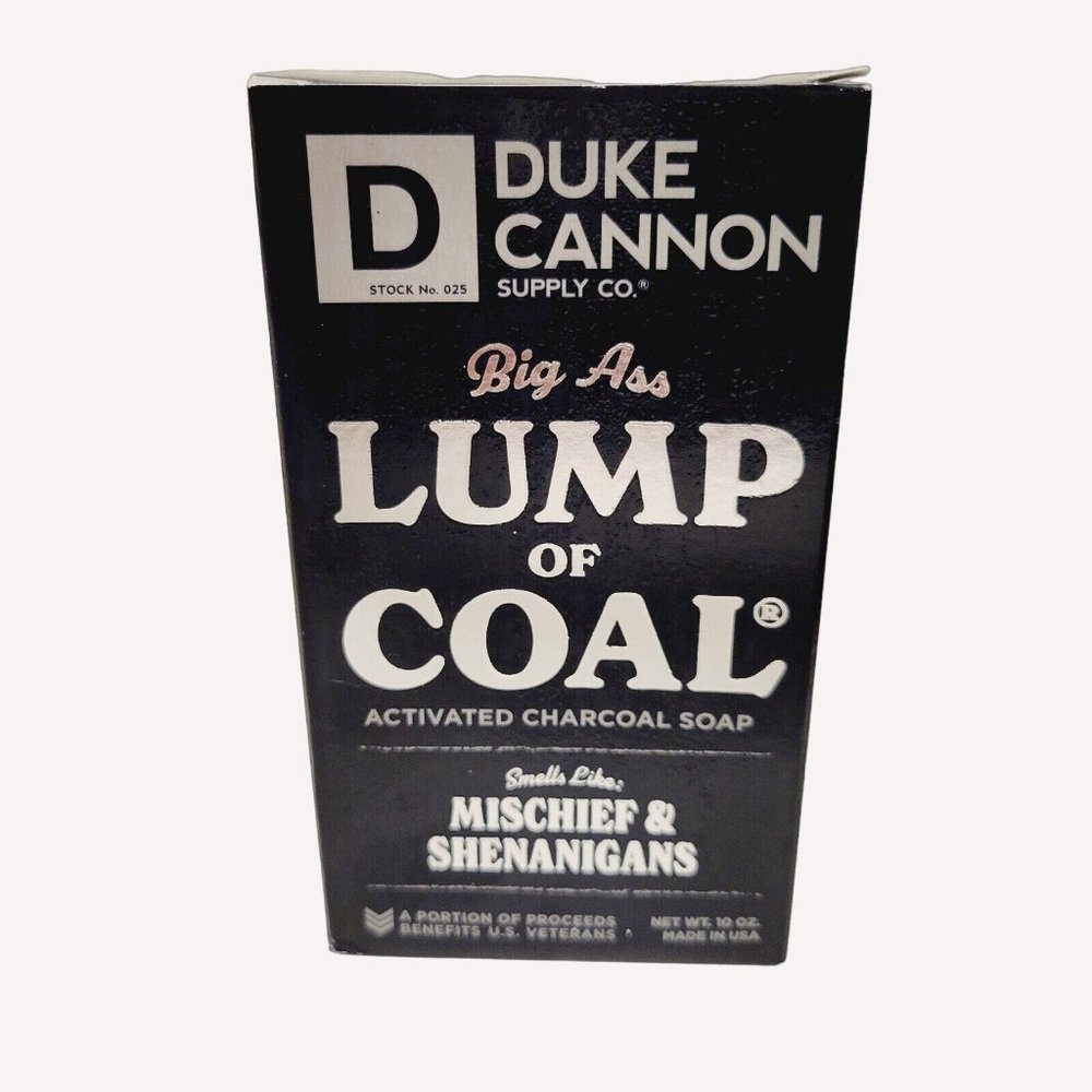 Duke Cannon Supply Co. Big Ass Lump of Coal Charcoal Bar Soap